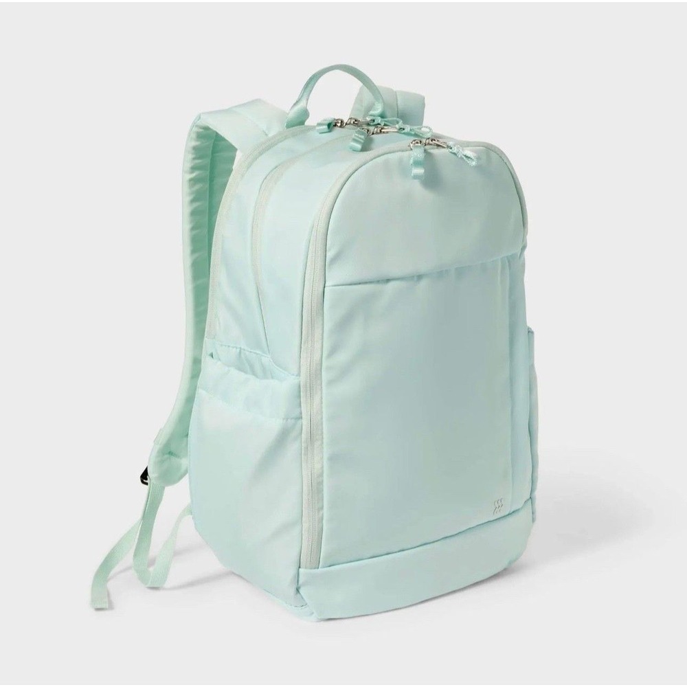 All in Motion Mint Green Backpack NWT Laptop Sleeve Padded Straps